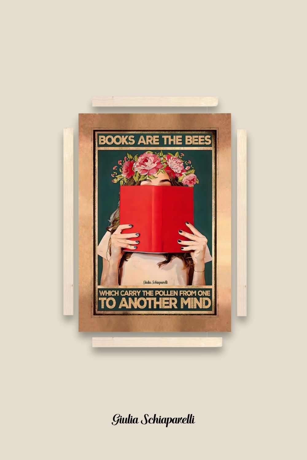 Los libros son las abejas que llevan el polen de una mente a otra 