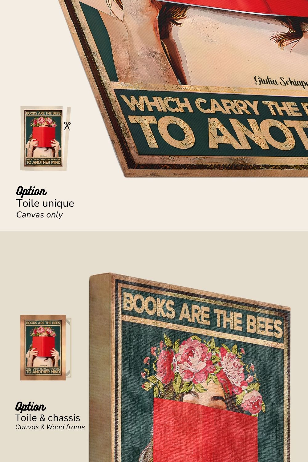 Los libros son las abejas que llevan el polen de una mente a otra 