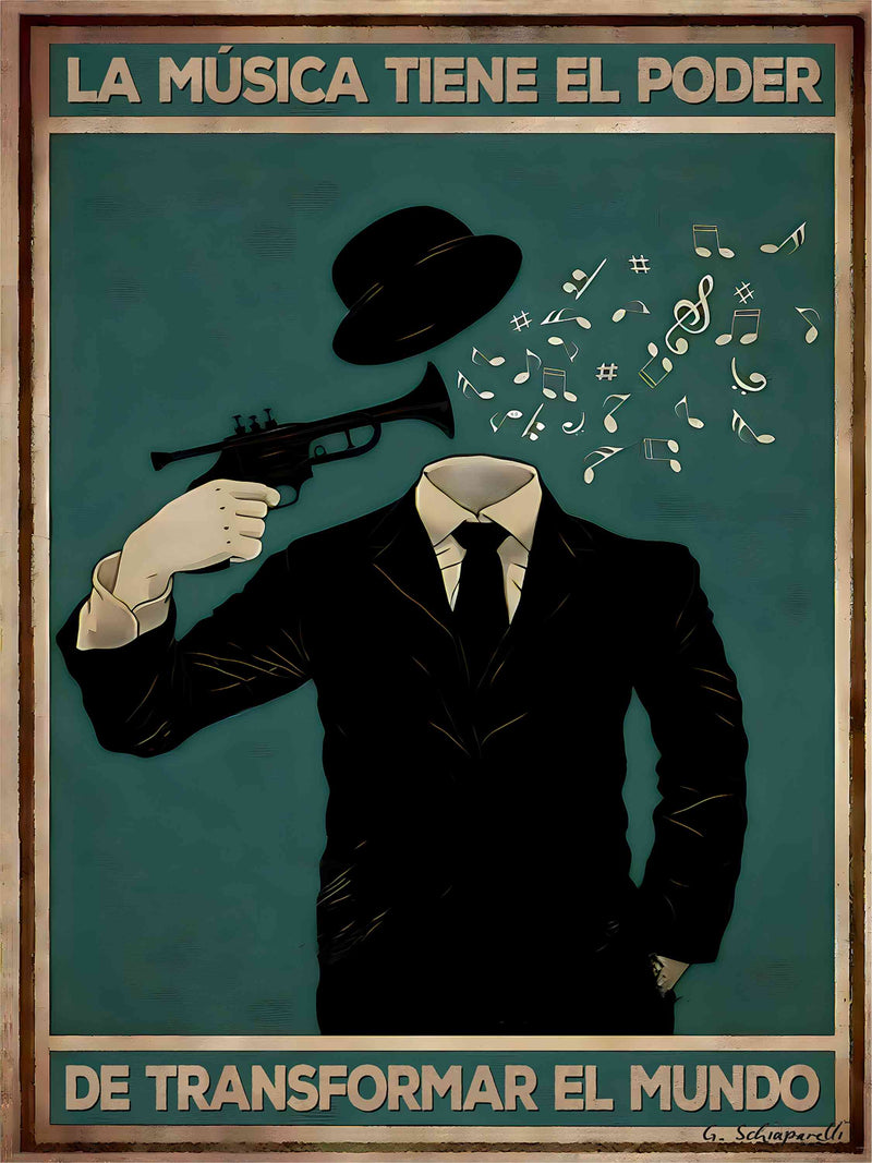 Die Musik hat die Macht, die Welt zu verändern 