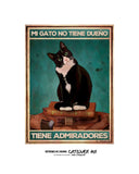 Mi gato no tiene dueño, tiene admiradores 