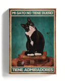 Mi gato no tiene dueño, tiene admiradores 