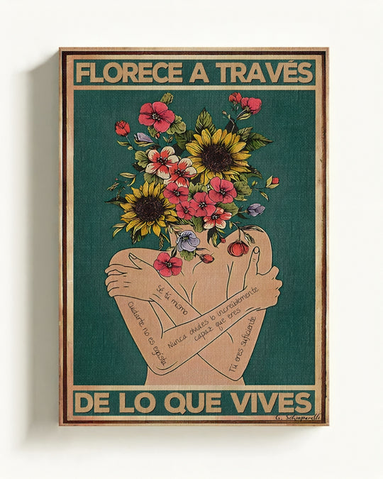 Florece a través de lo que vives