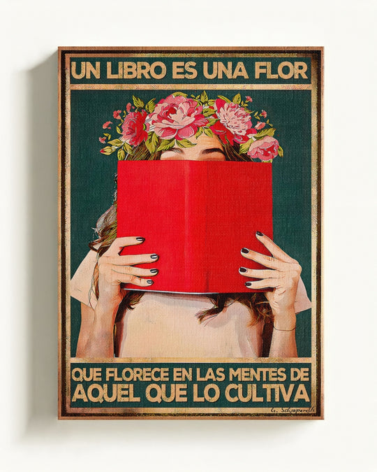 Ein Buch ist eine Blume, die aus den Gedanken dessen blüht, der es pflegt. 