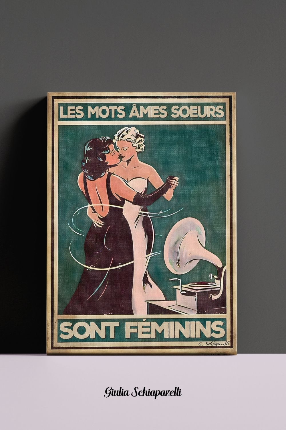 Die Worte Seelenverwandte sind feminin 