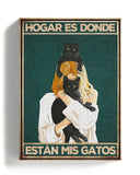 Hogar es donde están mis gatos 
