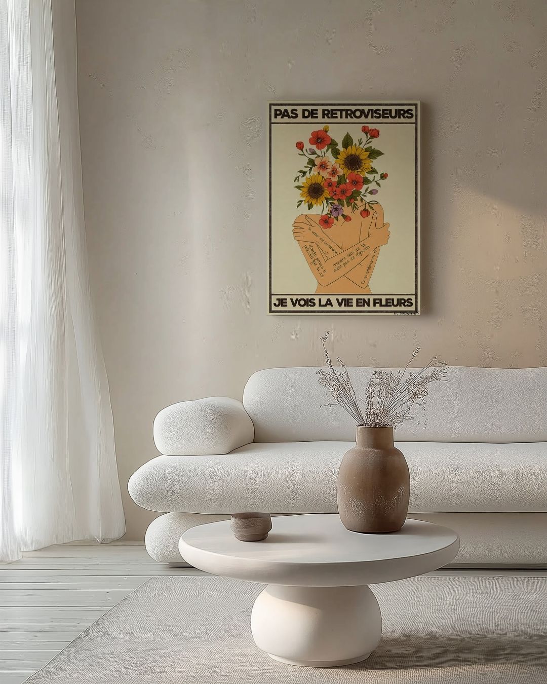 Sin retrovisores, veo la vida en flores 