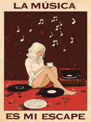 La música es mi escape 