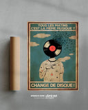 Jeden Morgen ist es die gleiche Musik? Wechsel die Platte! 