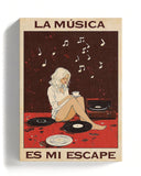La música es mi escape 
