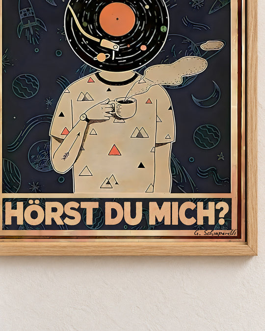 Hallo Universum, hörst du mich? — Dekorativer Rahmen nicht enthalten