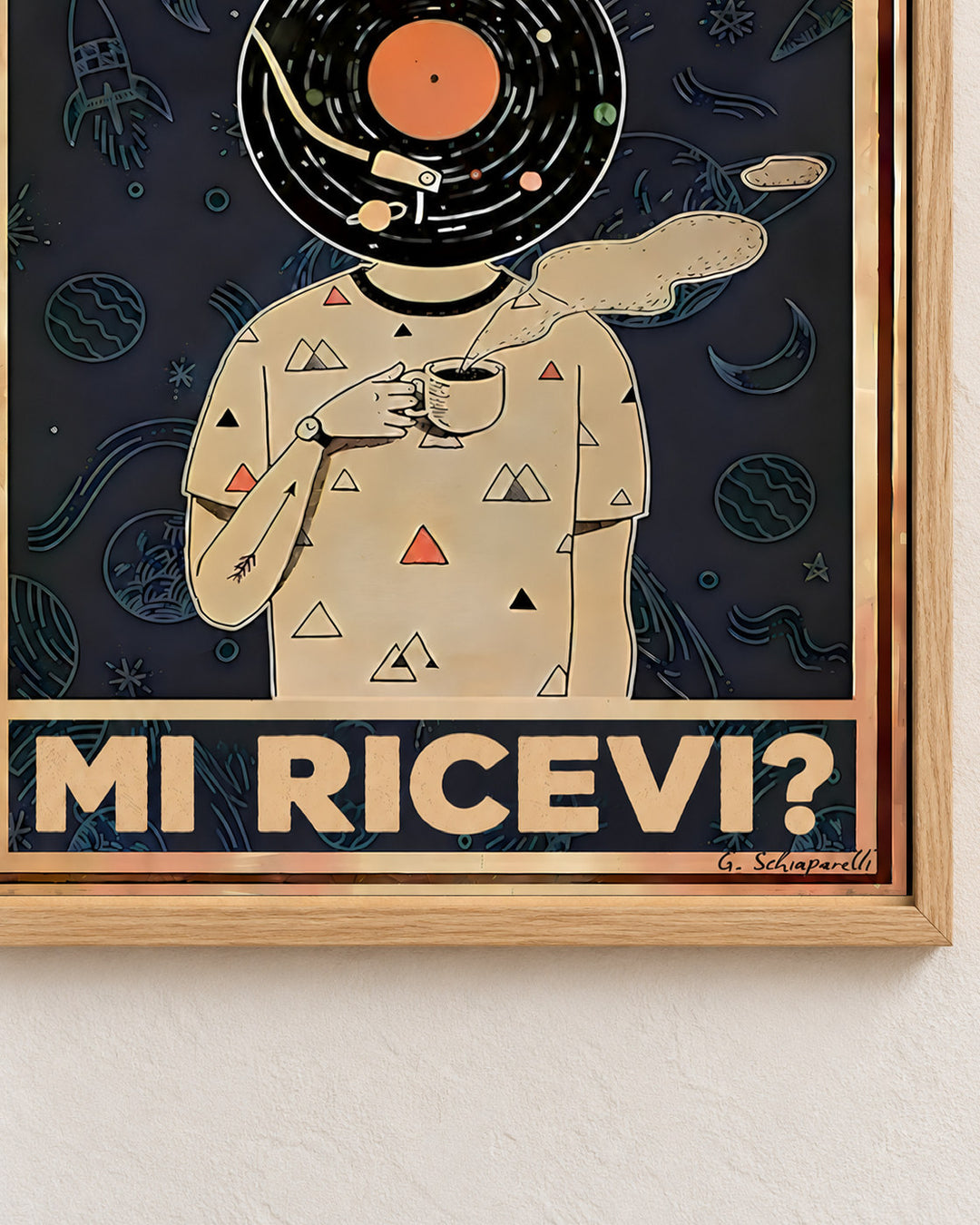 Ciao universo, mi ricevi? — Cornice decorativa non inclusa