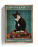 Un imitador siempre es cursivo, la originalidad siempre es negrita 