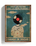 ¿Todas las mañanas es la misma música? ¡Cambia de disco! 