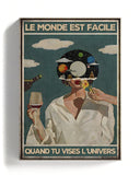 El mundo es fácil cuando apuntas al Universo 