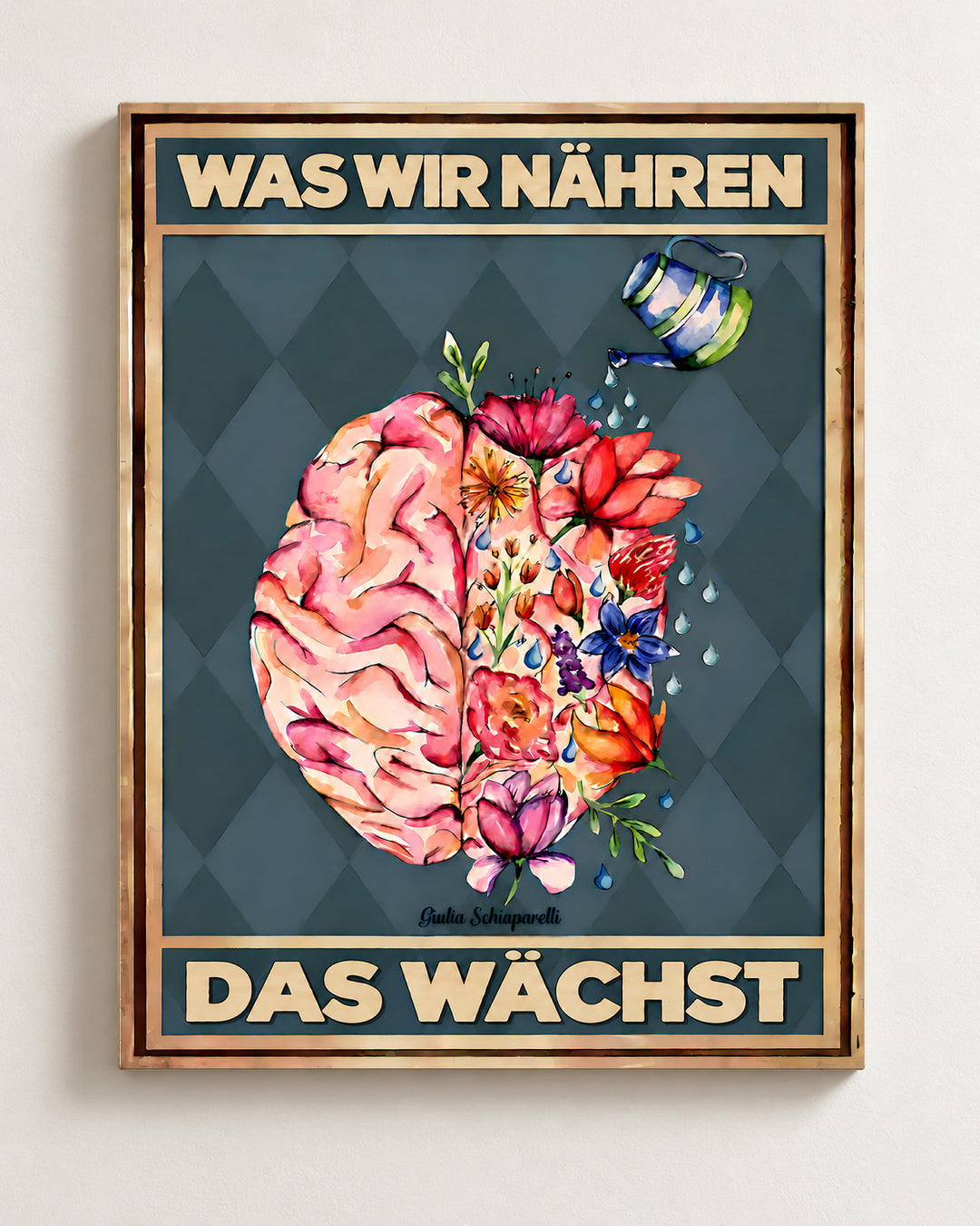 Was wir nähren, das wächst — Toile_face