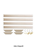 Complete wooden chassis (To assemble) 