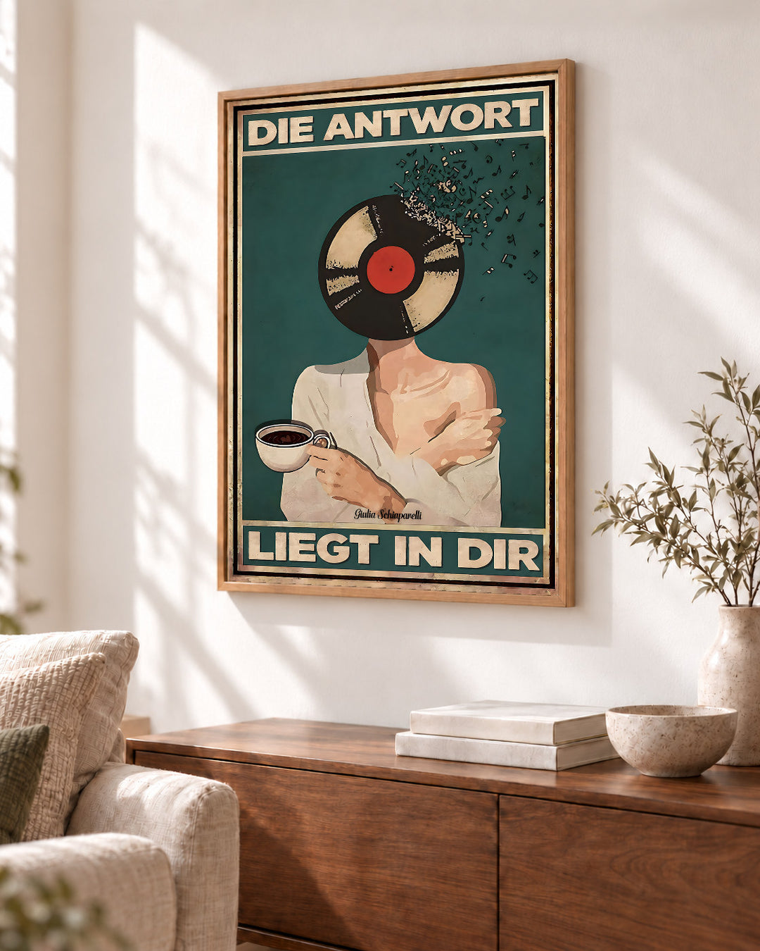 Die Antwort liegt in dir — Schrägansicht