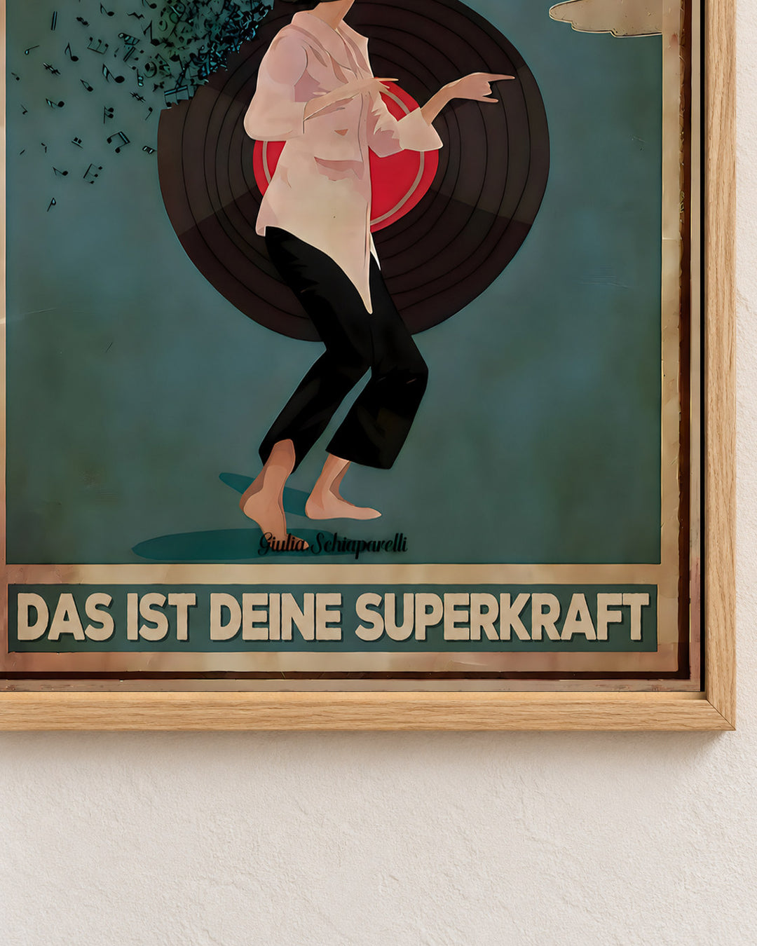 Niemand ist wie du, das ist deine Superkraft — Dekorativer Rahmen nicht enthalten