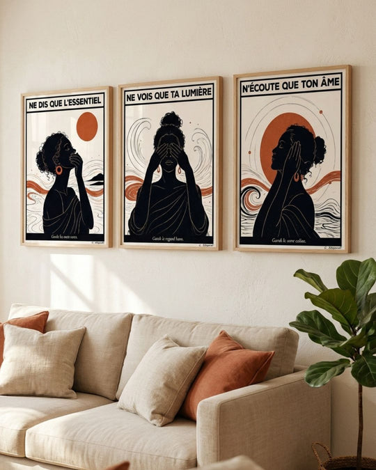 Le Retour à Soi - Triptyque complet (2+1 TOILE OFFERTE)