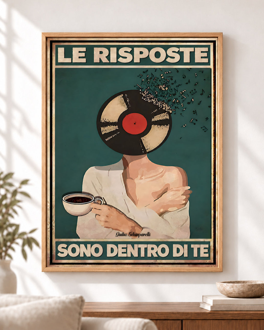 Le risposte sono dentro di te — Vista frontale ambientata
