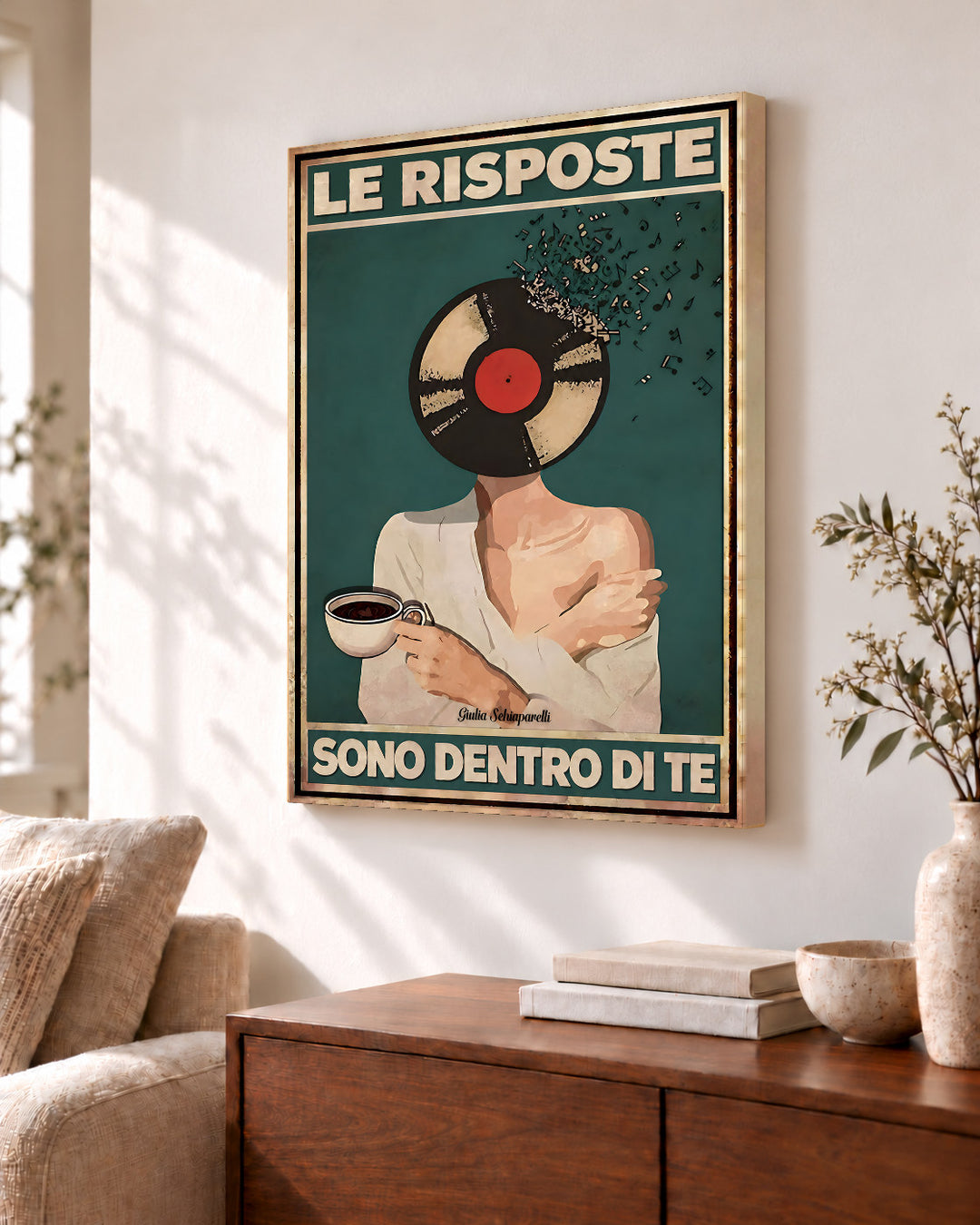 Le risposte sono dentro di te — Tela su telaio, ambientata