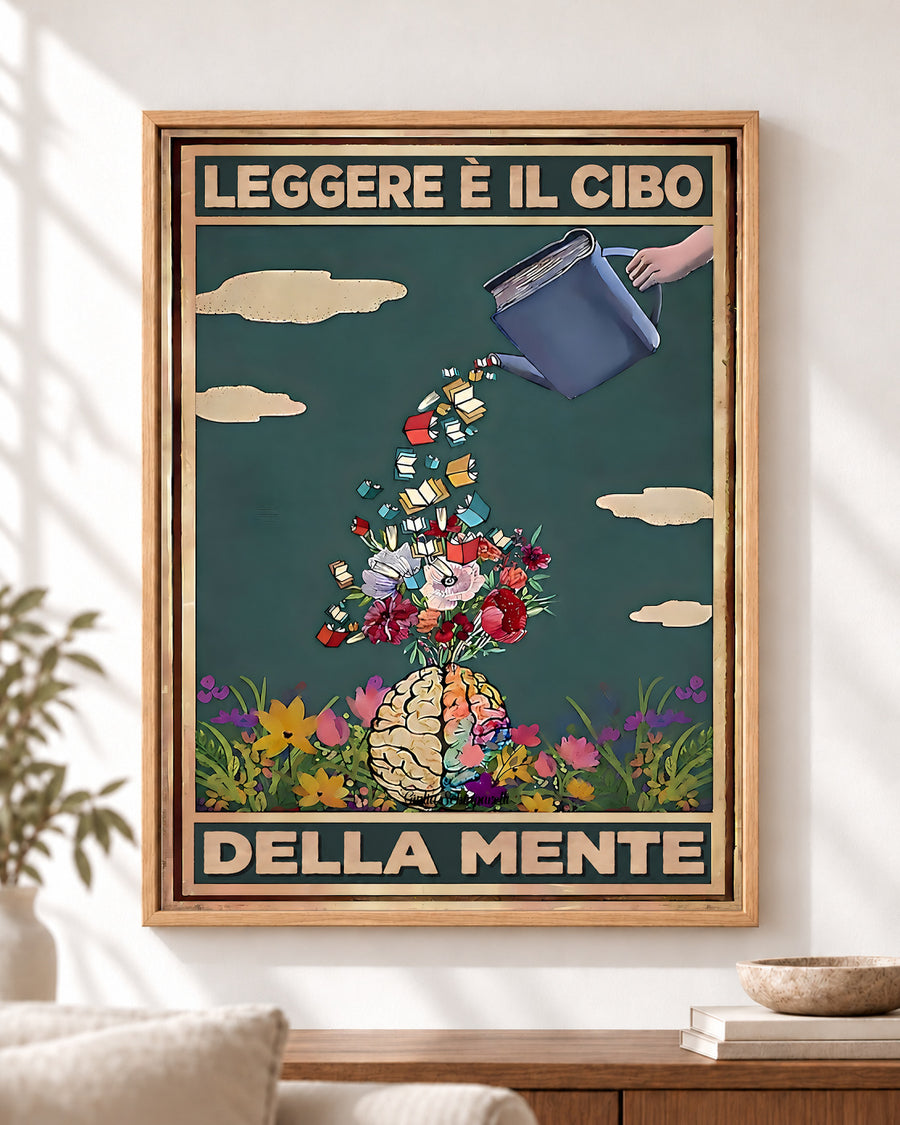 Leggere è il cibo della mente