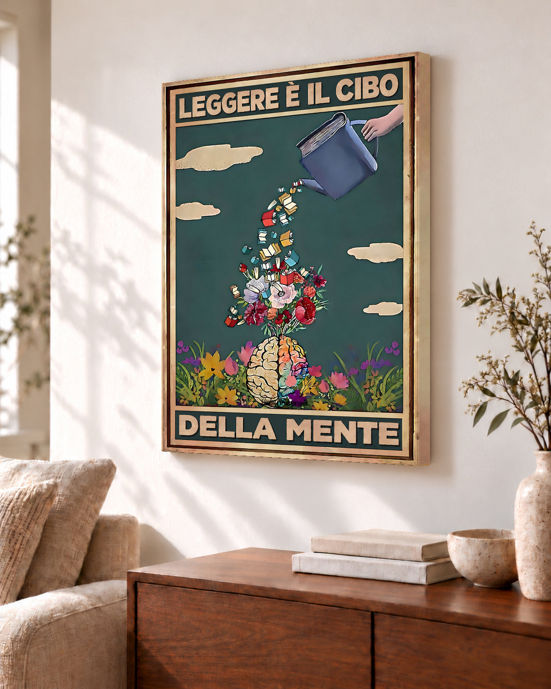 Leggere è il cibo della mente — Chassis