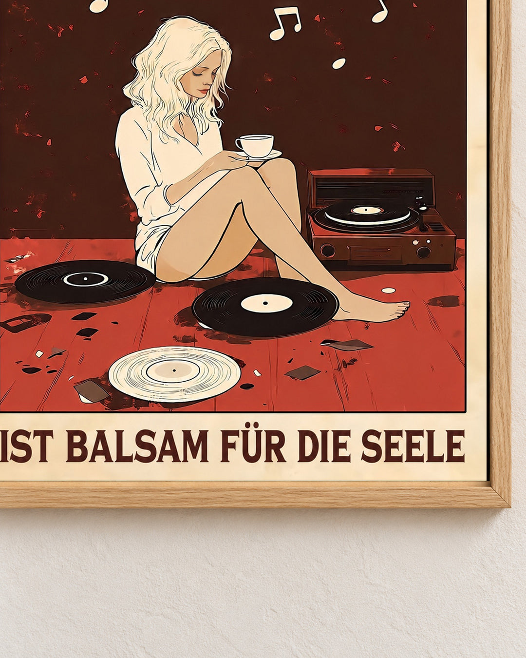 Musik ist Balsam für die Seele — Dekorativer Rahmen nicht enthalten