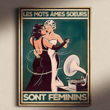 Les mots âmes soeurs sont féminins