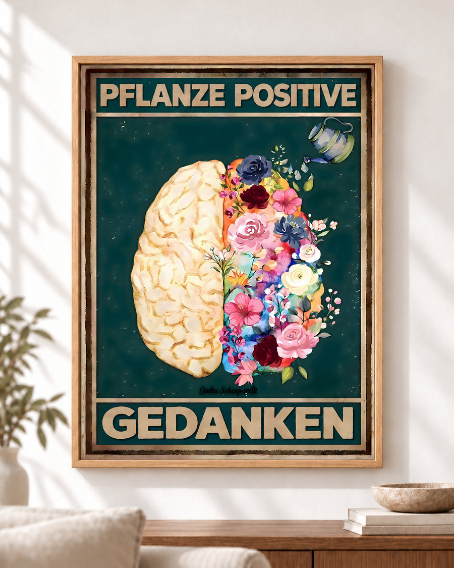 Pflanze positive Gedanken