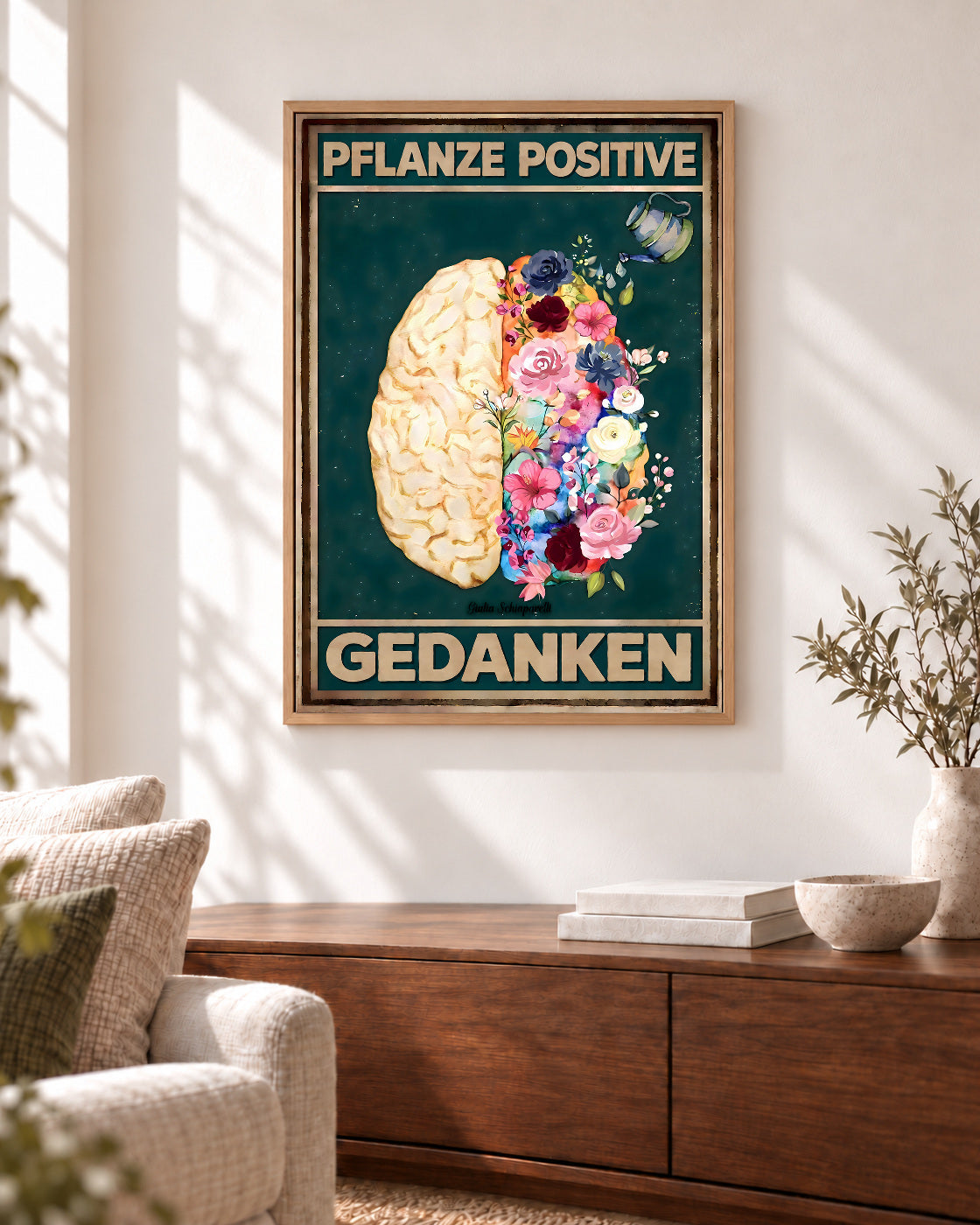 Pflanze positive Gedanken