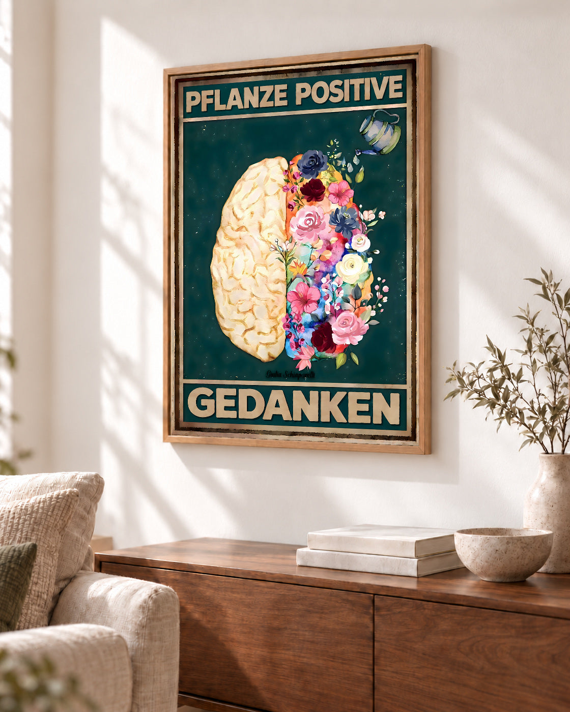 Pflanze positive Gedanken