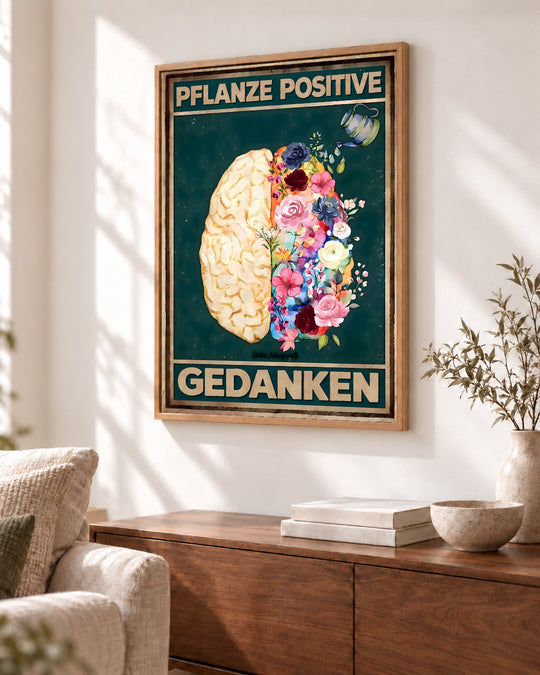 Pflanze positive Gedanken — Cadre_angle