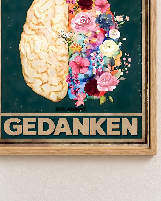 Pflanze positive Gedanken — Detail