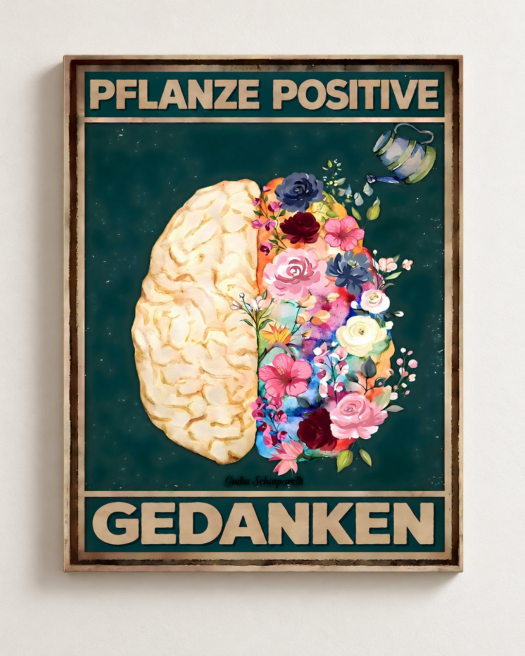 Pflanze positive Gedanken — Toile_face