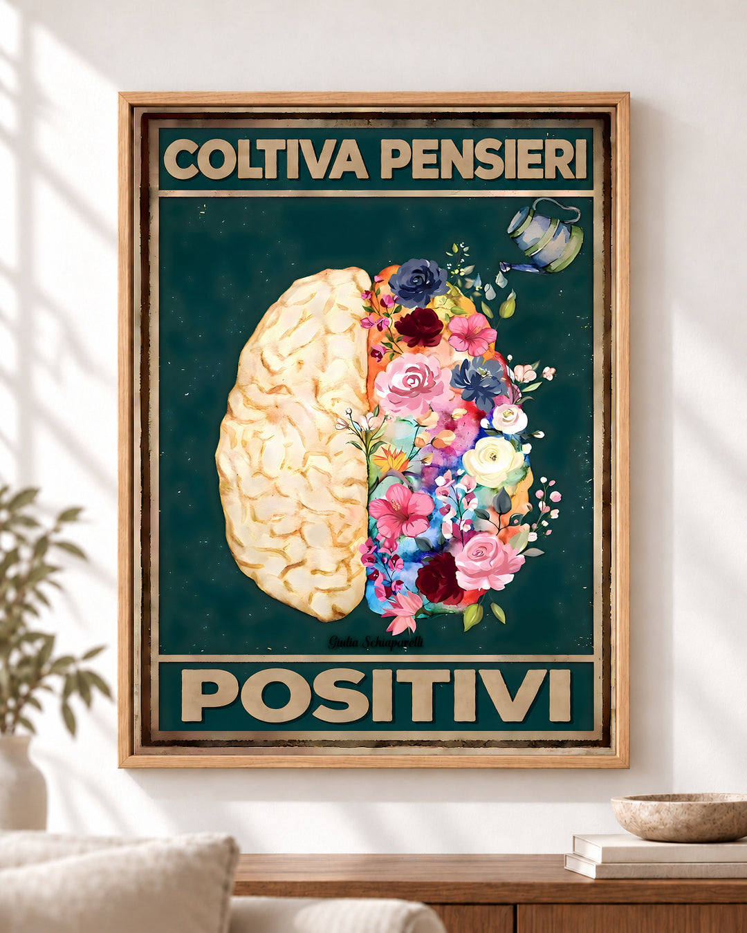 Coltiva pensieri positivi — Cadre_face