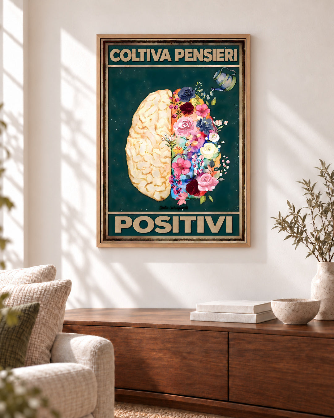 Coltiva pensieri positivi — Cadre_salon