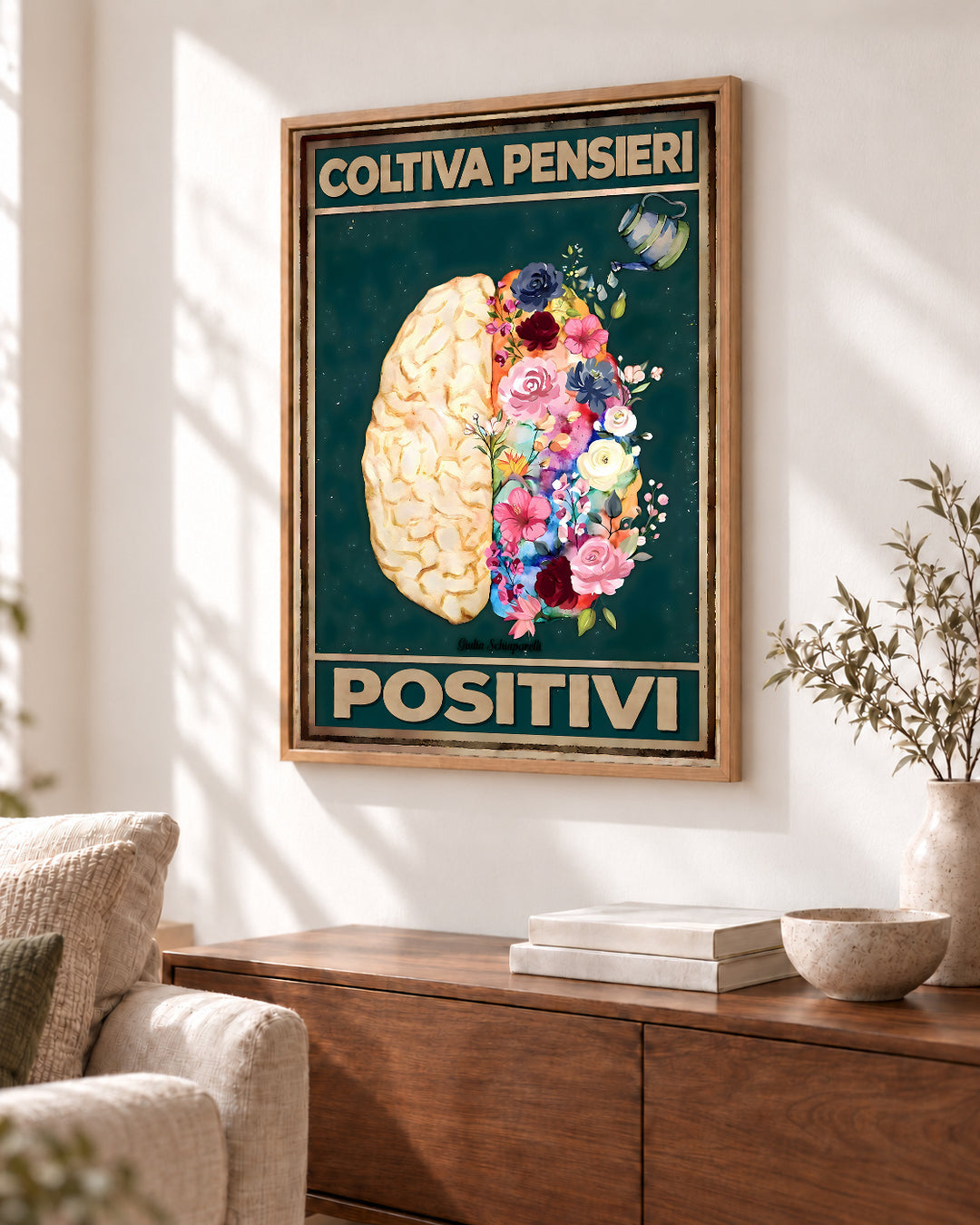 Coltiva pensieri positivi — Cadre_angle