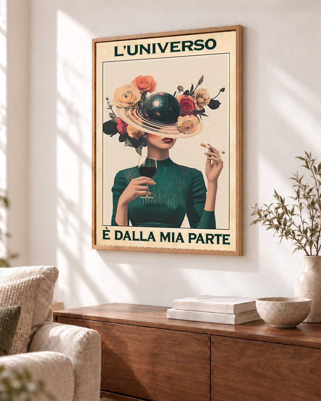 L’universo è dalla mia parte — Cornice decorativa non inclusa