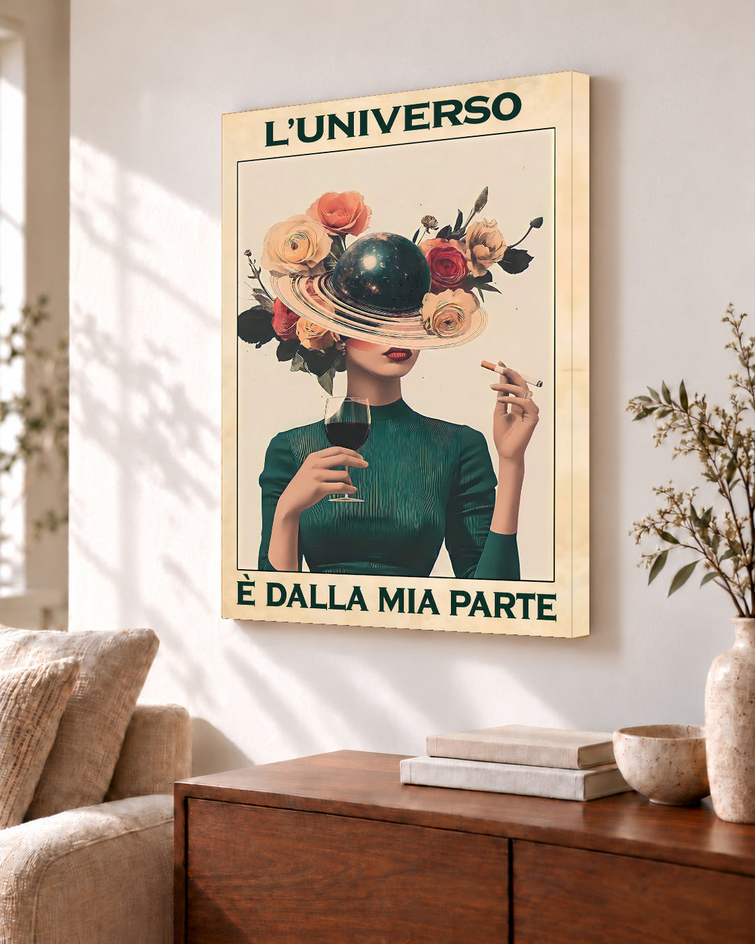 L’universo è dalla mia parte — Cornice decorativa non inclusa