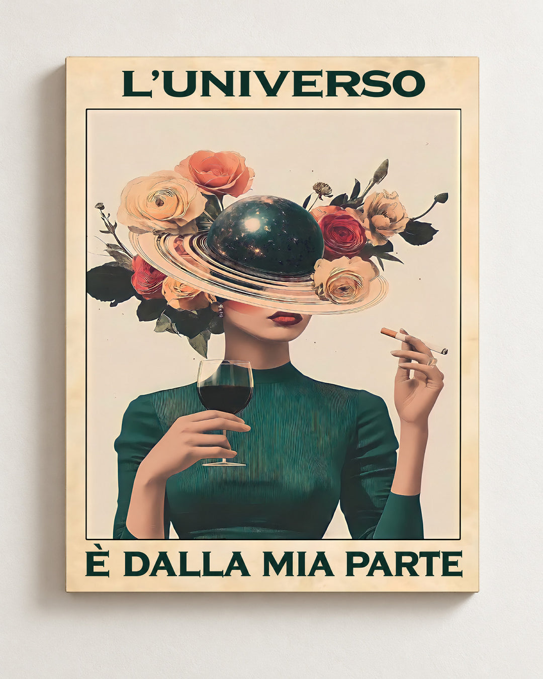 L’universo è dalla mia parte — Cornice decorativa non inclusa