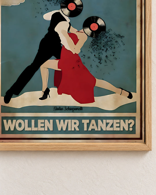 Die Welt ist eine Bühne, wollen wir tanzen? — Dekorativer Rahmen nicht enthalten