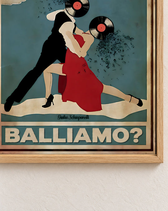 Il mondo è un palcoscenico, balliamo? — Cornice decorativa non inclusa