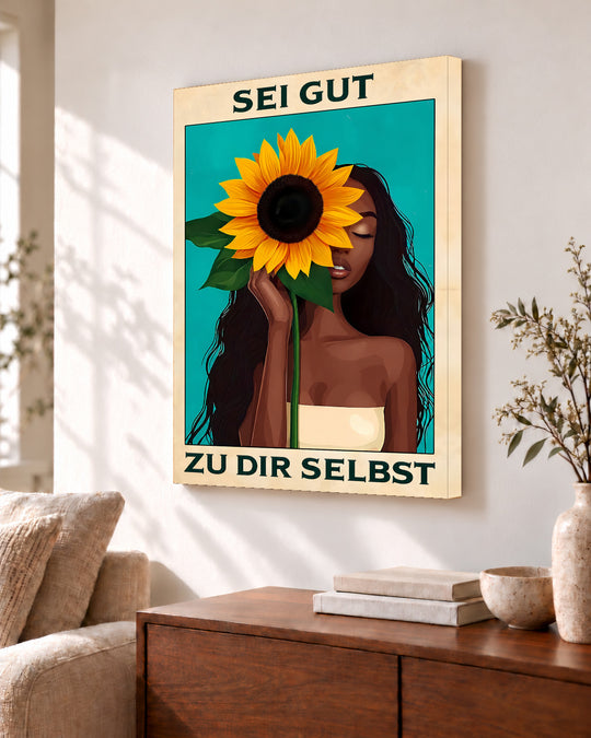 Sei gut zu dir selbst — Dekorativer Rahmen nicht enthalten