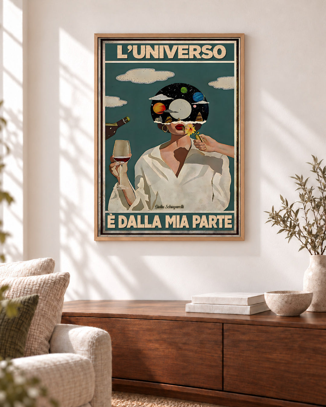 L’universo è dalla mia parte — Cornice decorativa non inclusa