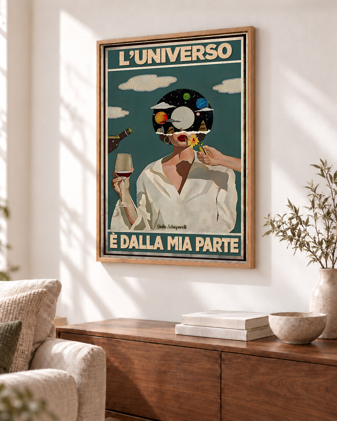 L’universo è dalla mia parte — Cornice decorativa non inclusa