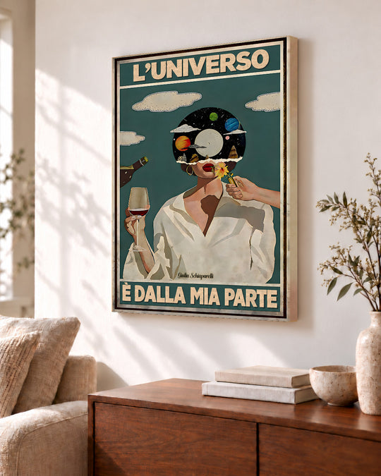 L’universo è dalla mia parte — Cornice decorativa non inclusa