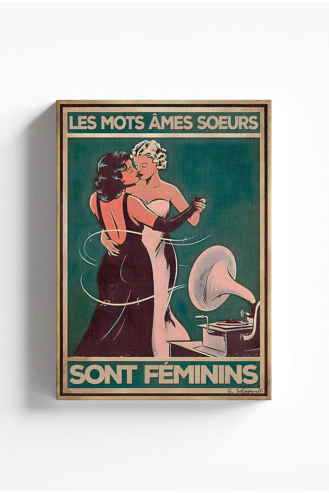 Die Worte Seelenverwandte sind feminin 