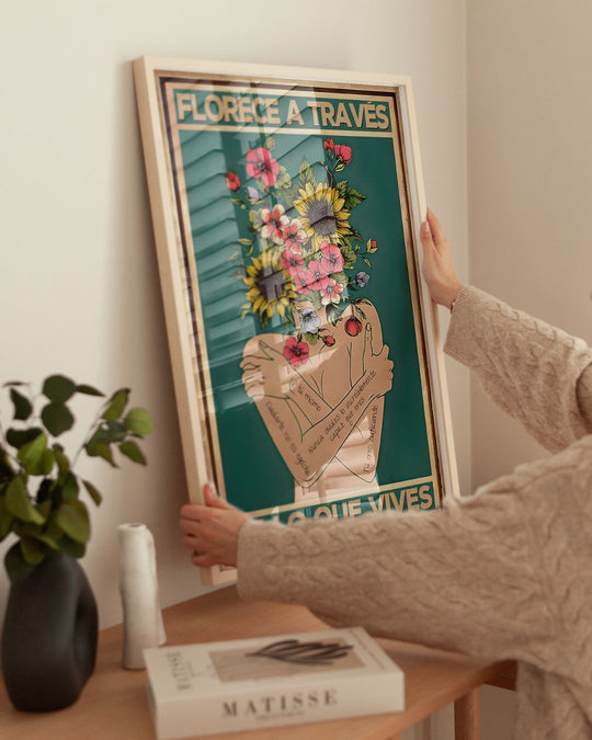 Bloom through what you live 