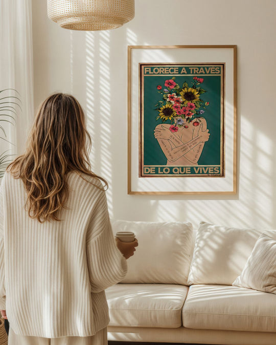 Bloom through what you live 